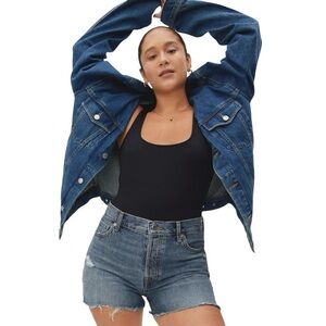 Everlane The Relaxed '90s Short Size 26 Premium Denim Non-Stretch Organic Cotton